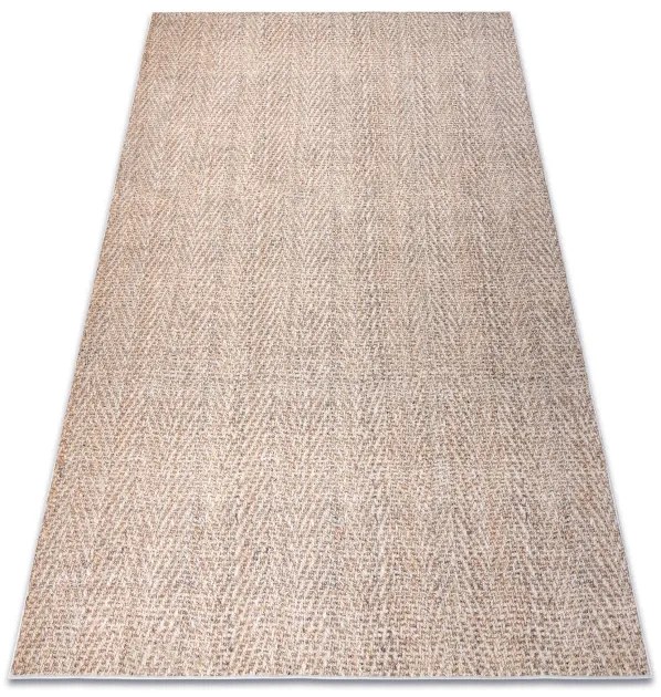 Koberec protišmykový ANDRE 1577 Jodelka, chevron - béžový