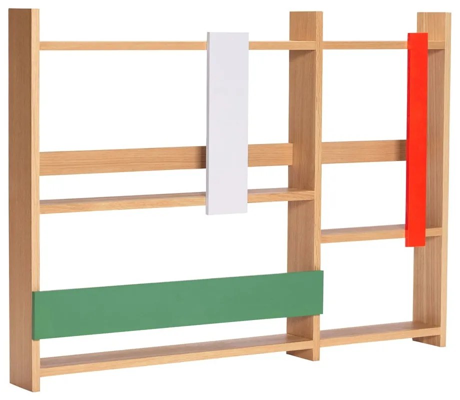 Poschodová polica v dekore duba v prírodnej farbe 110 cm Arki – Hübsch