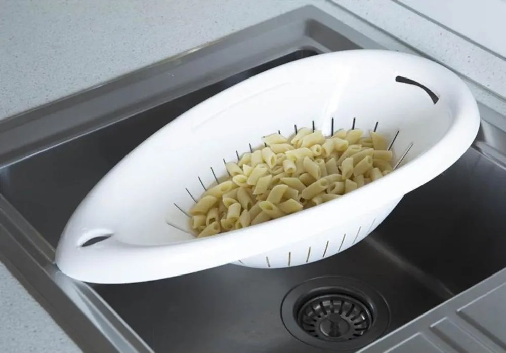 BAMA Oválny sitko s doskou, biely