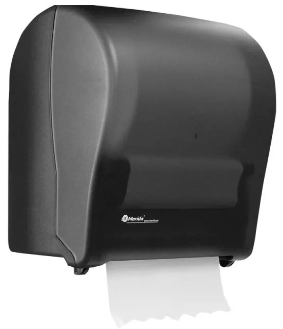 Mechanický podávač papierových uterákov v roliach Merida Solid Cut, čierna