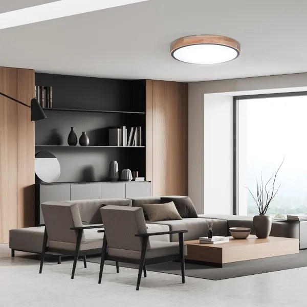 Solight WO8006 - LED Stm. svietidlo IRON OAK LED/60W/230V 3000-6500K pr. 51 cm+DO