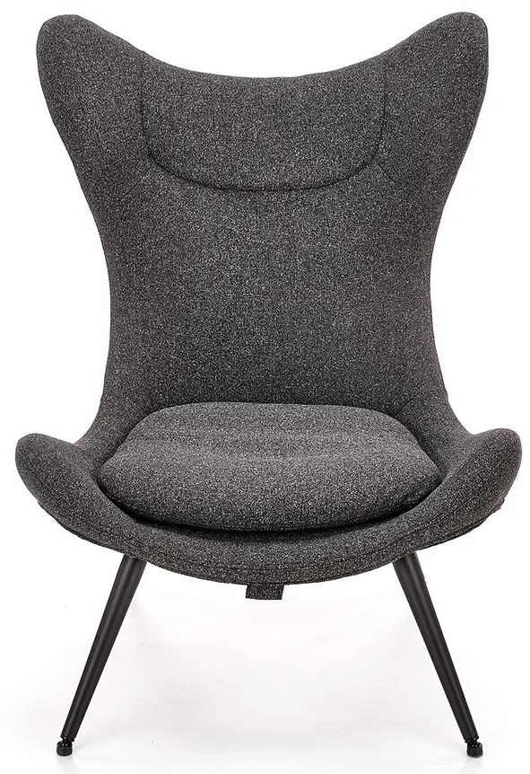 Kreslo Atlantis antracit/čierna