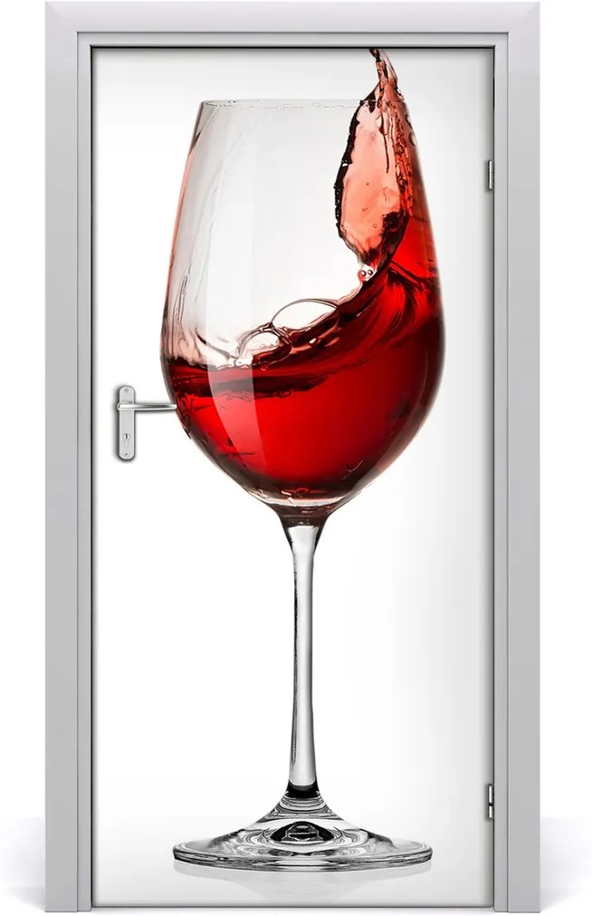 Fototapeta na dvere samolepiace  červené víno