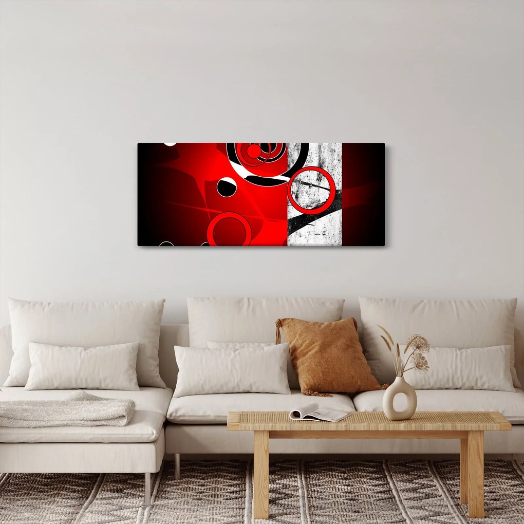 Obraz abstrakcie (120x50 cm)