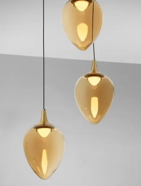 Minimalistický luster Nali 3 Zlatá