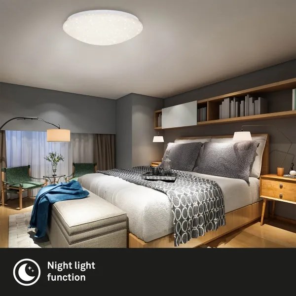 Brilo - LED Stmievateľné stropné svietidlo STARRY SKY LED/40W/230V 3000-6000K + DO