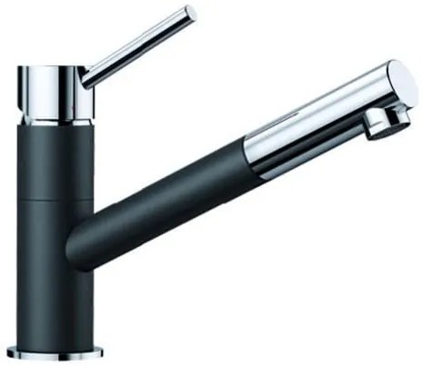 Blanco Kano-S drezová batéria s vyťahovacou sprškou antracit,chróm 525038