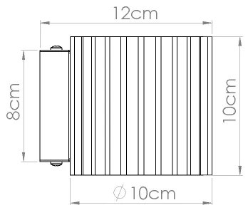 Sollux  SL.1781 - Nástenné svietidlo AURA 1xG9/10W/230V biela