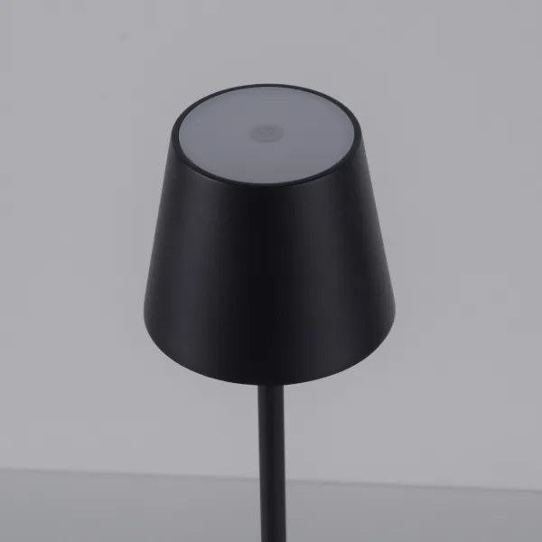 Leuchten Direkt19250-18-LED Vonkajšia nabíjacia lampa EURIA LED/3W/5V IP54 čierna