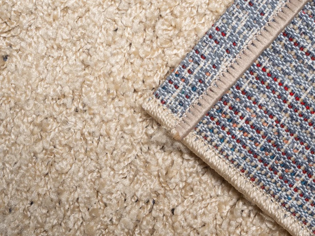 Mono Carpet, Kusový koberec Efor Shaggy 2226 Beige, 120x170, béžová, obývacia izba