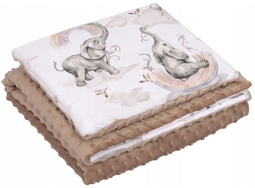 Deka do kočíka + vankúšik Infantilo 75x55 Farba: sivá-líška