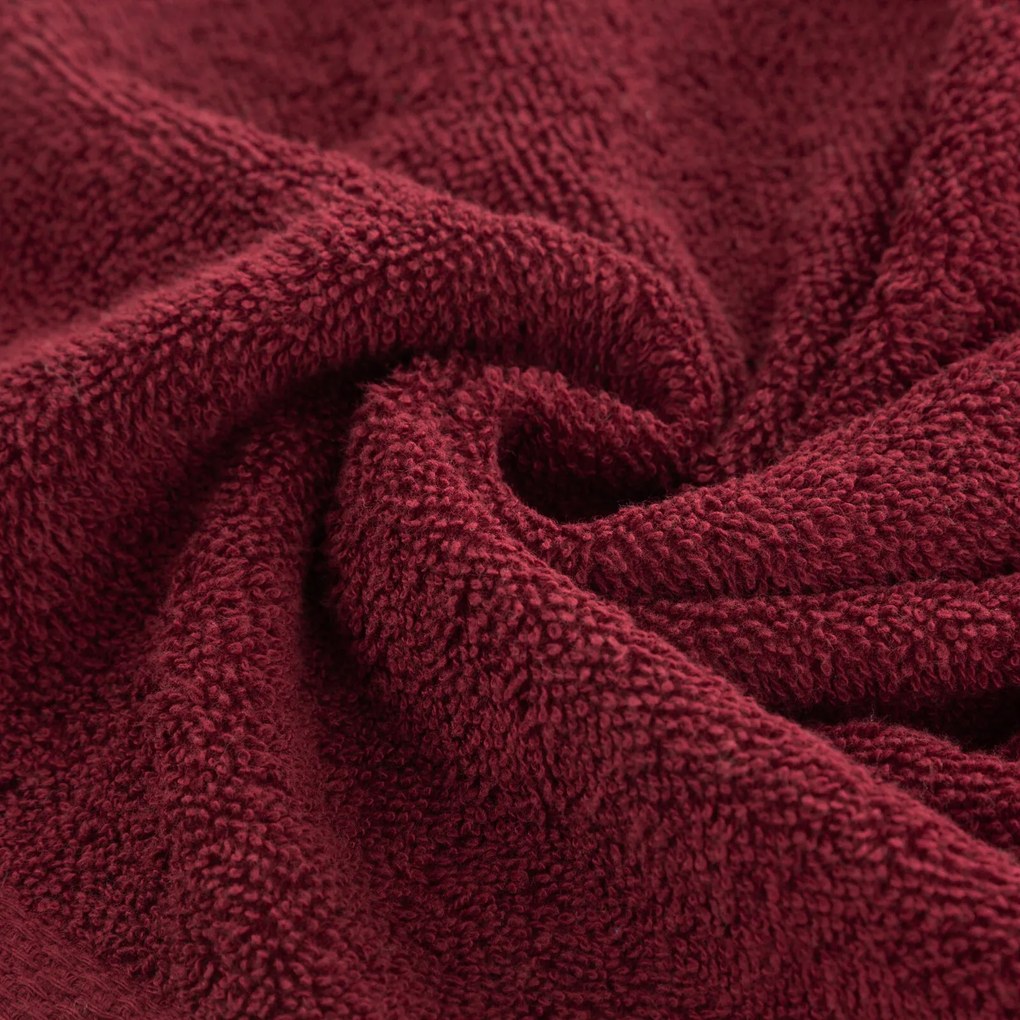 FROTÉ UTERÁK SMOOTH SADA 6KS 50X100 CM BORDOVÁ