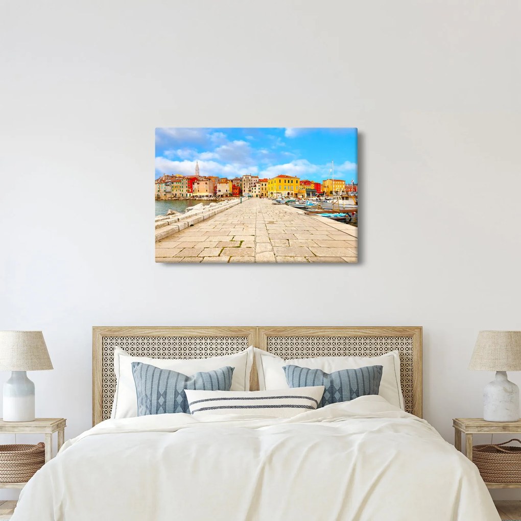 Obraz - Staré istrijské mesto v Poreči, Chorvátsko (90x60 cm)