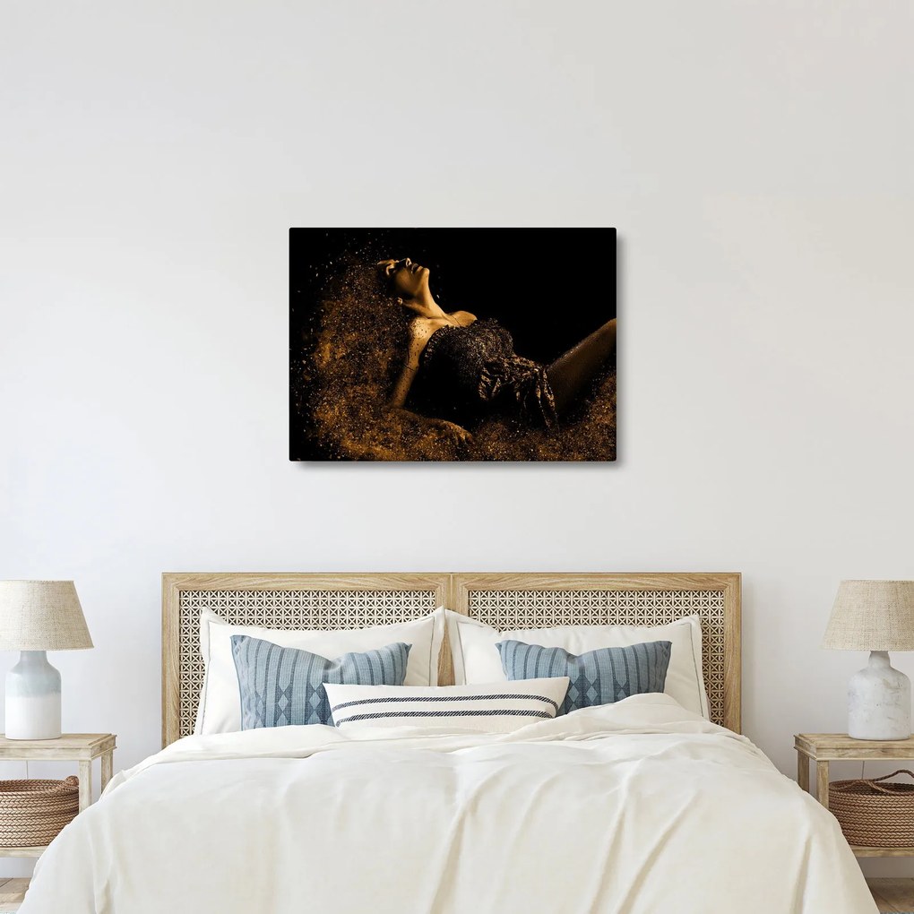 Obraz - Žena zo zlata (70x50 cm)
