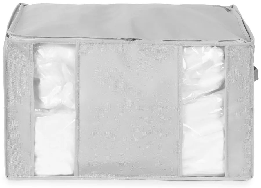 Vákuový/vystužený látkový úložný box na oblečenie 56x42x33 cm Granit – Compactor