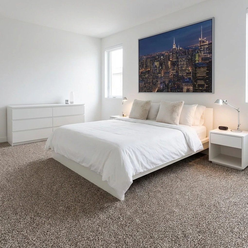 Betap, Koberec metráž Dalesman 68, na mieru, šíře 4m,5m, hnedá, filc, detská izba