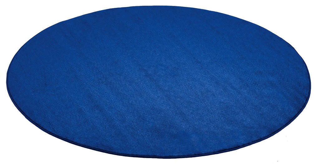 Okrúhly koberec KALLE, Ø4000 mm, modrý
