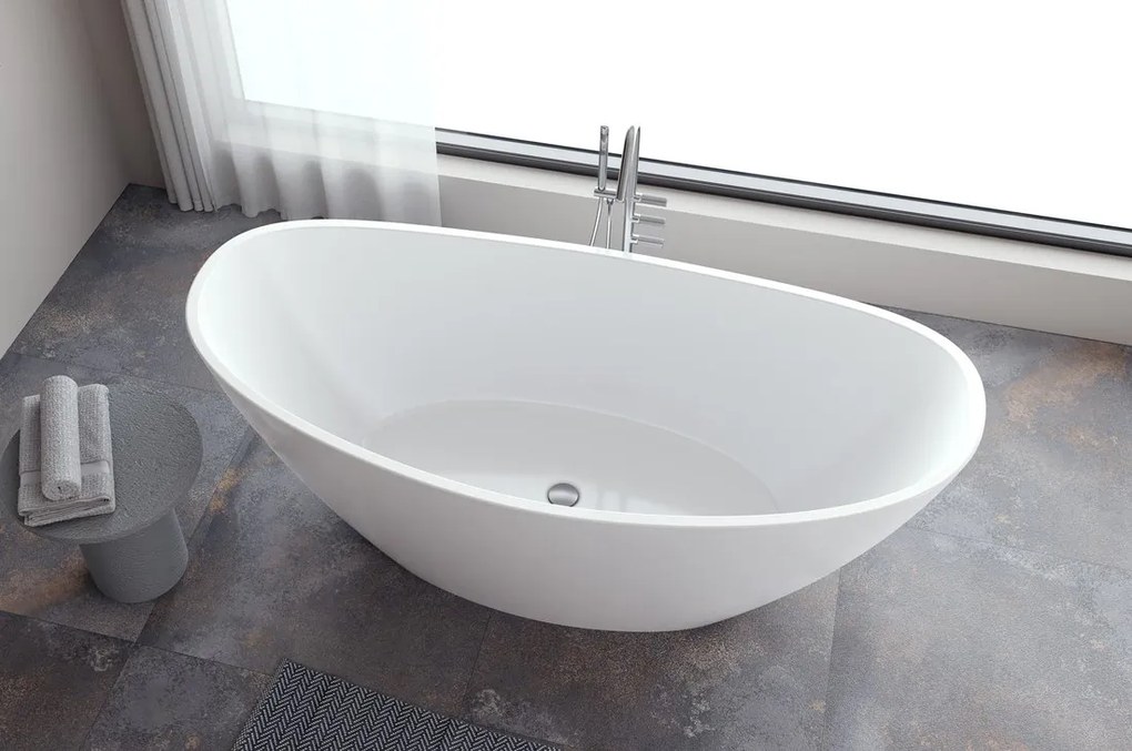 Polysan Polysan, AVILA voľne stojaca vaňa 180x87x65cm, biela, 68741