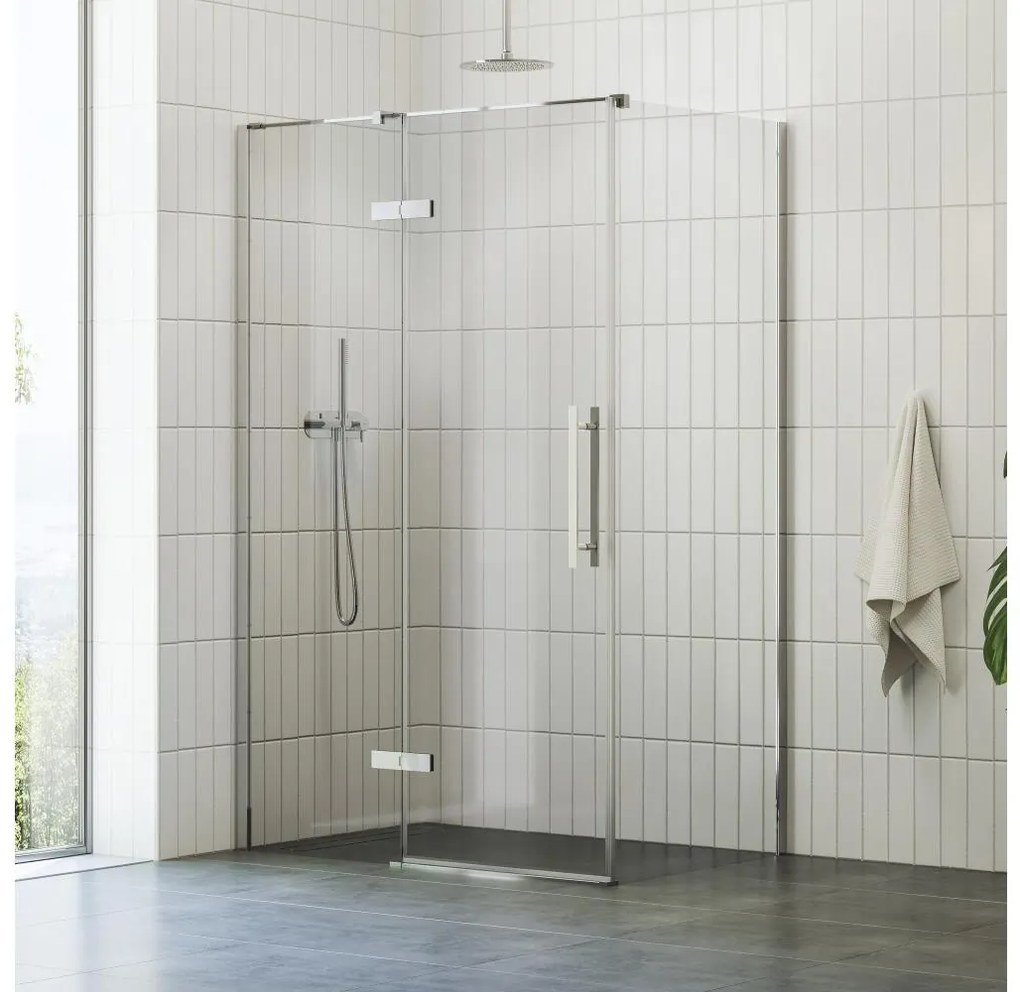 Ravak - Sprchovací kút COOL  120x90 cm lesklý chróm
