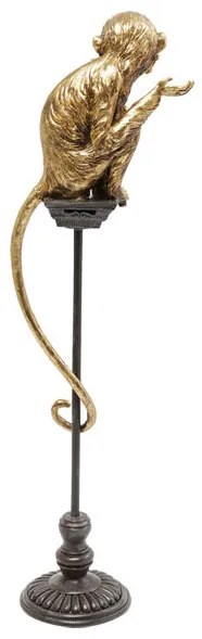 Circus Monkey 109cm dekorácia čierna/zlatá