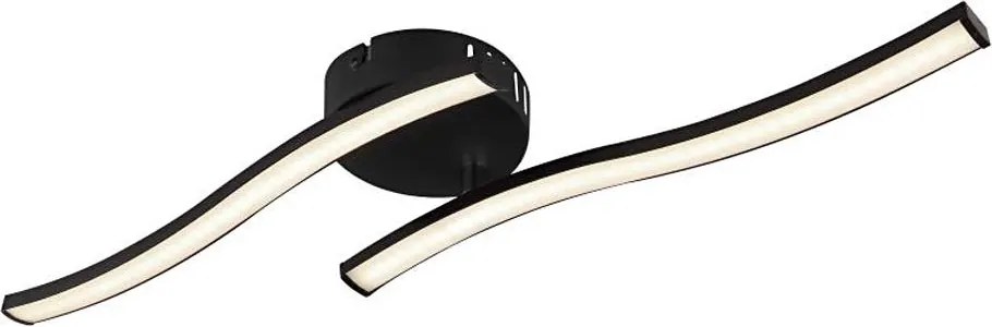 Globo 67178SC - LED Stropné svietidlo ELOISE 2xLED/6W/230V čierna