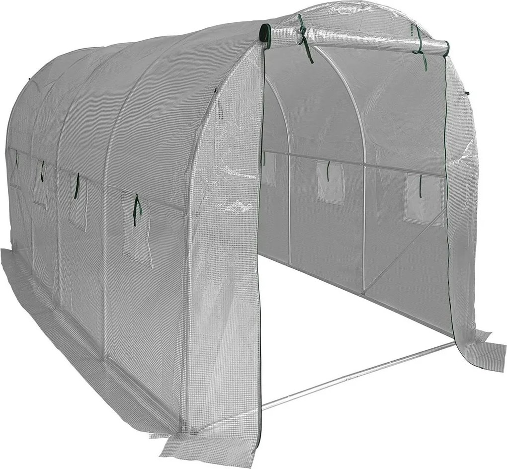 Skleník G21 200 x 400 x 200 cm, biely