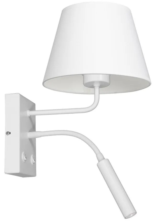 Luminex Nástenná lampa ARDEN 1xE27/60W+1xG9/8W/230V biela LU3437