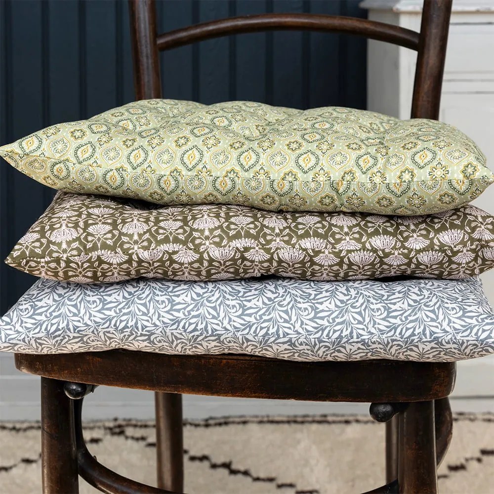 Bavlnený sedák 37x37 cm Blockprint – Rex London