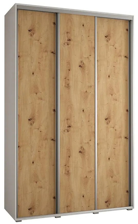 Skriňa 45 Canaris 1 160 biela/artisan/silver