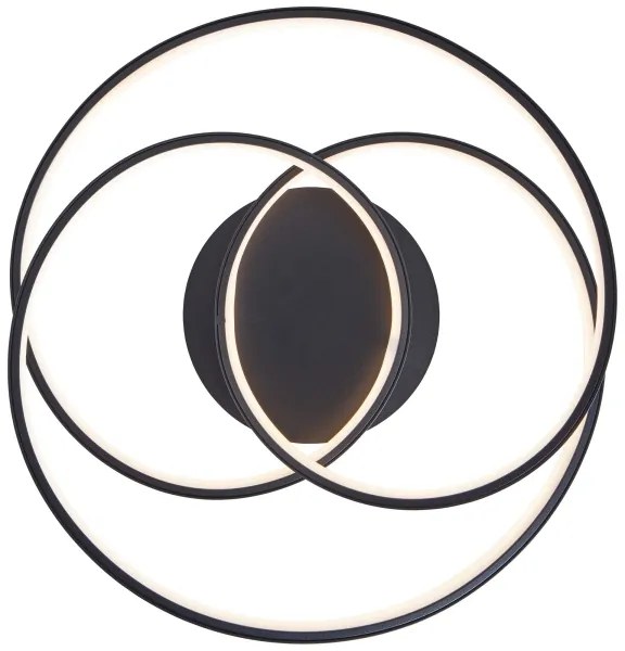 Brilliant - LED Stropné svietidlo LABYRINTH LED/40W/230V pr. 39,5 cm čierna