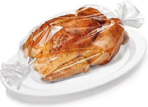 Pečiaci obal s tepelne odolnými sponami 29 cm x 3 m Paclan 220° bezfarebný