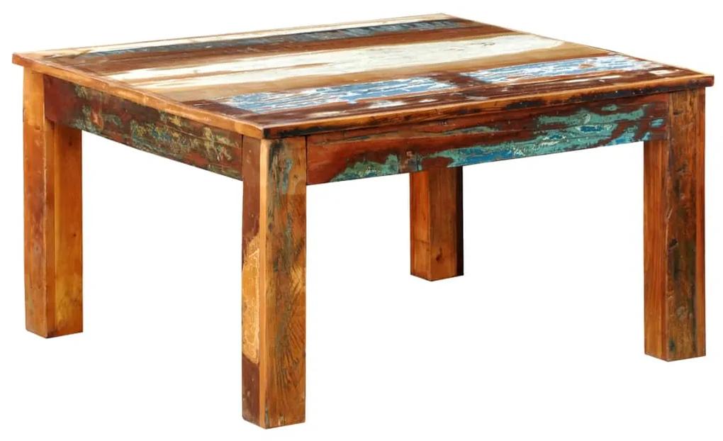 vidaXL Konferenčný stolík, štvorcový, recyklované drevo