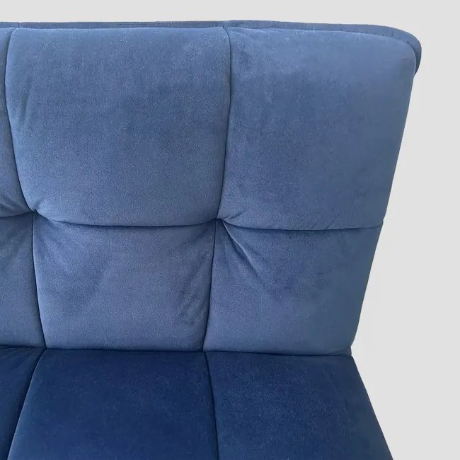 Kreslo NELOX zamatové modré 746321