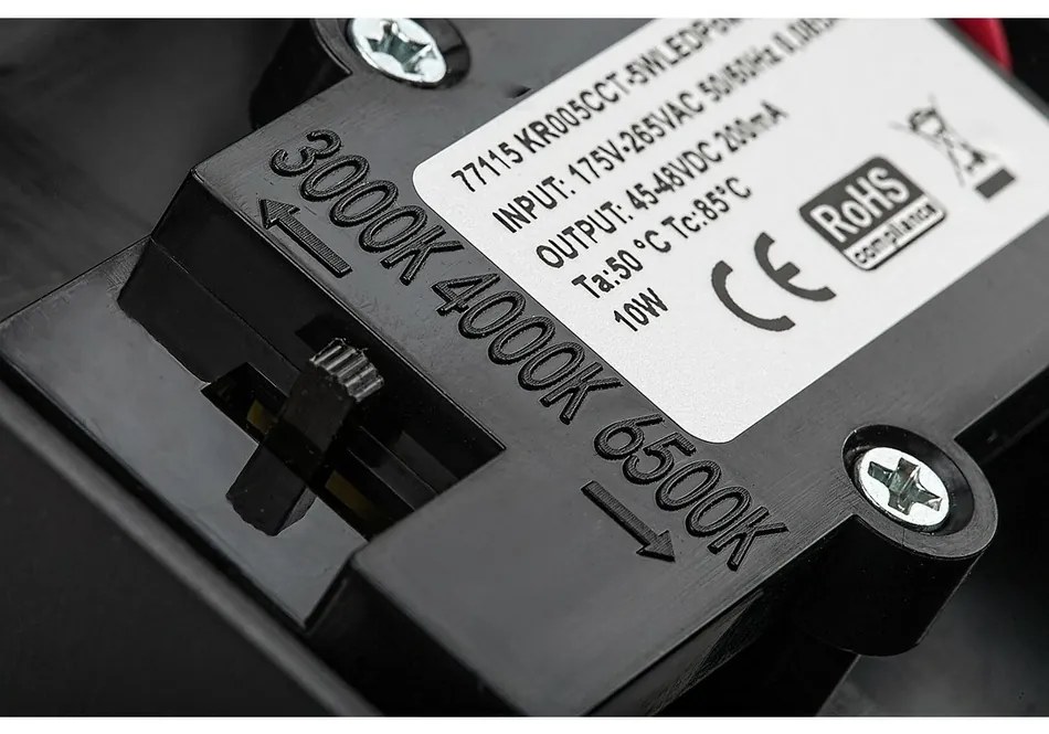 Rabalux 77115 vonkajšie nástenné LED svietidlo Zaragoza, so senzorom, 9W, IP54, čierna