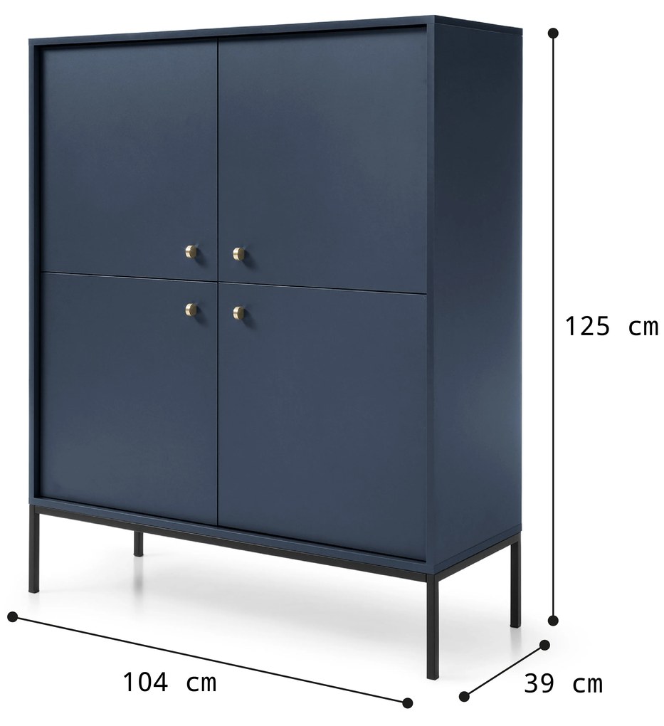 PIA Komoda Mono - navy