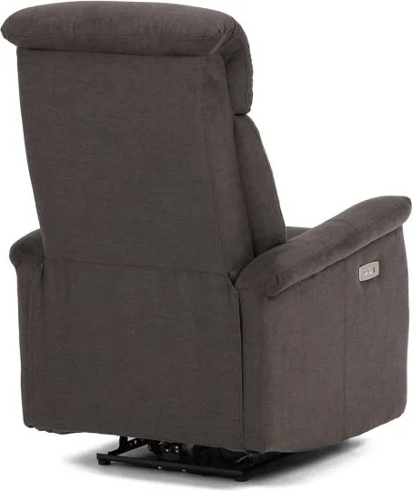 Polohovacie kreslo hnedé elektrické TV-925 BR2