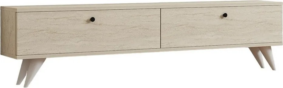 Parížsky travertínový TV stolík