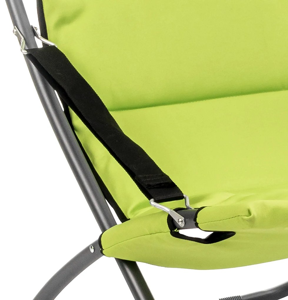 Plážové lehátko Vicare - limetková