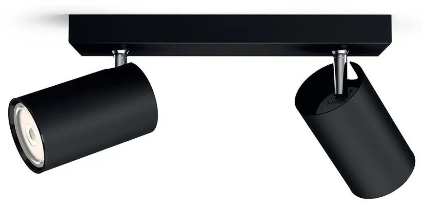 Philips 50592/30/PN - Bodové svietidlo MYLIVING KOSIPO 2xGU10/5,5W/230V