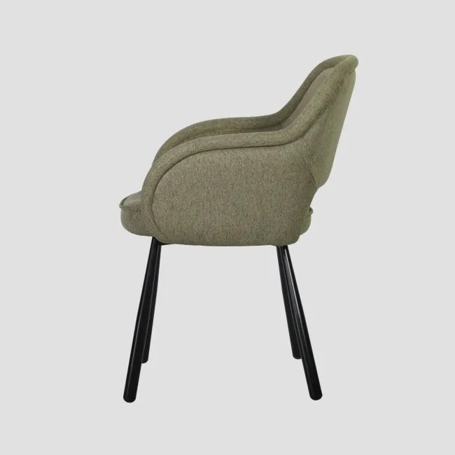 Jedálenská stolička CAMPEA zelená 742057