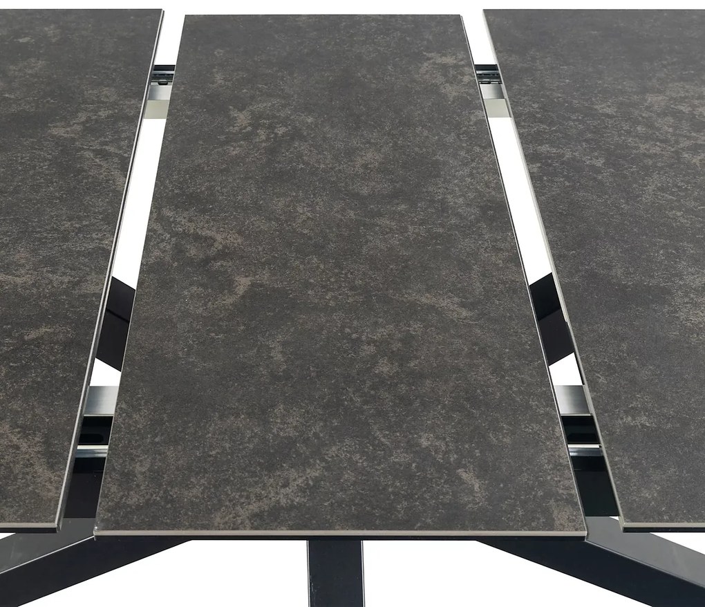 Jedálenský rozťahovací stôl Heaven 200/240 cm čierny