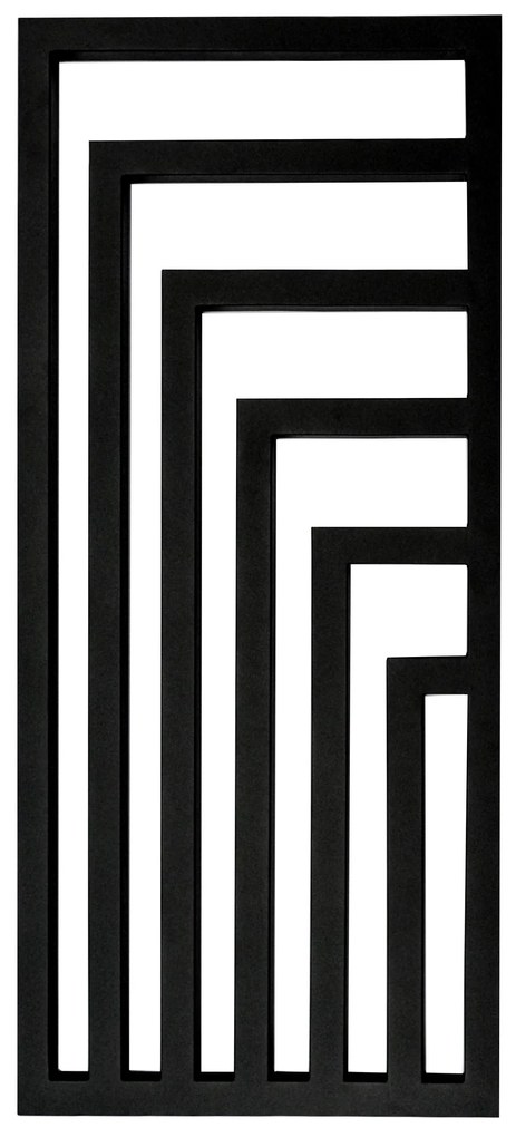 Regnis Kreon, vykurovacie teleso 550x1000 mm, 548W, čierna matná, KR100/55/ELEKTRICKY/BLACK
