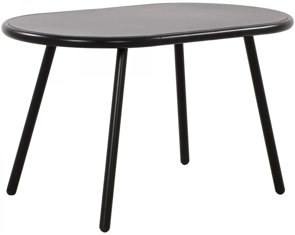 Konferenčný stolík Velva - v45 x 80 x 45 cm - Čierna