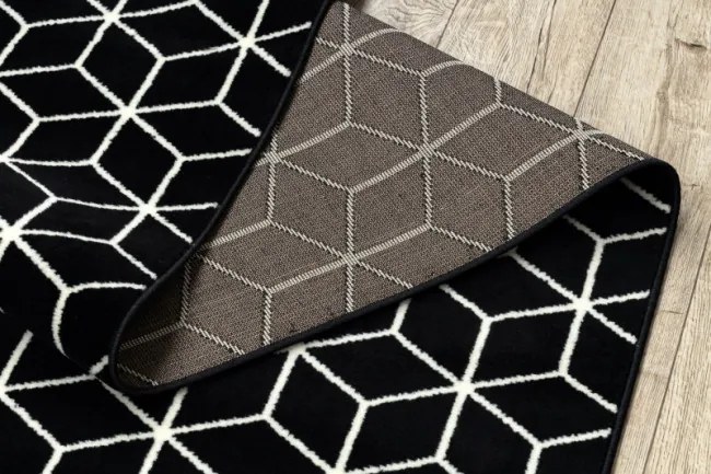 Behúň BCF BASE Cube 3956 čierny / slonia kosť