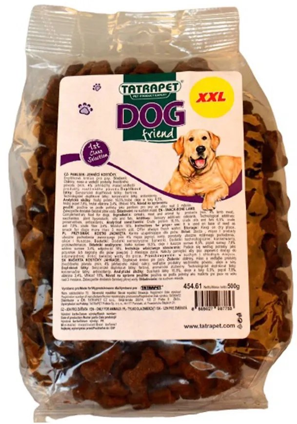 Jahňacie kocky pre psa 500g XXL Dog friend 454.61