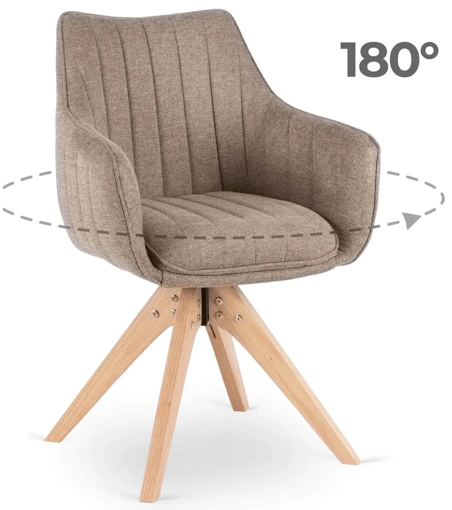 PROXIMA.store - Otočná jedálenská stolička LEMON FARBA: sivá