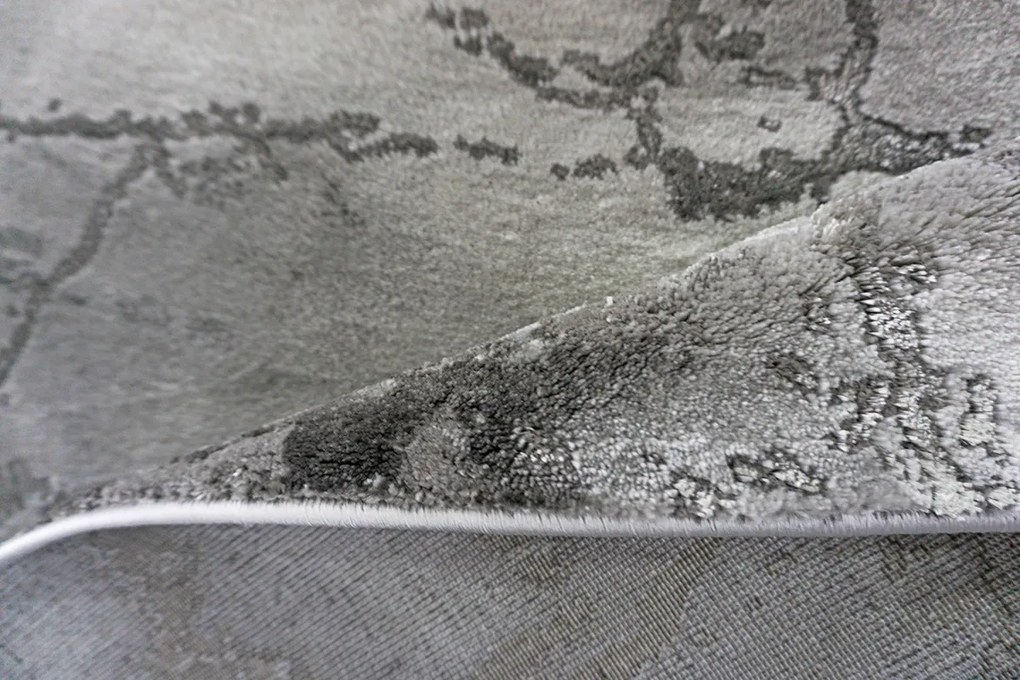 BE Koberec Elite 23282 GREY – sivý obdĺžnikový Rozmer: 200x290 cm
