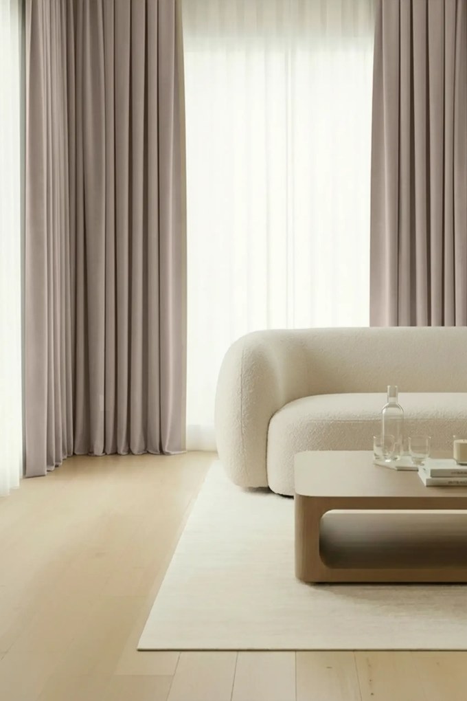 Velúrový záves SOFT VELVET tmavobéžový 140x250 cm