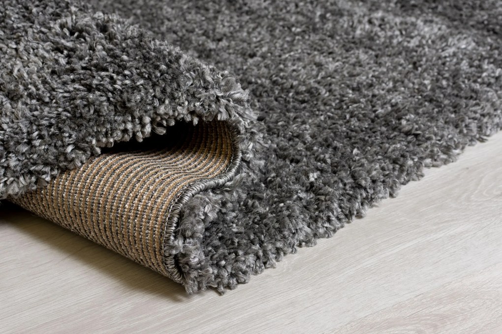 Flair Rugs, DOPREDAJ: 60x110 cm Kusový koberec Brilliance Sparks Anthracite, 60x110, šedá, obývacia izba