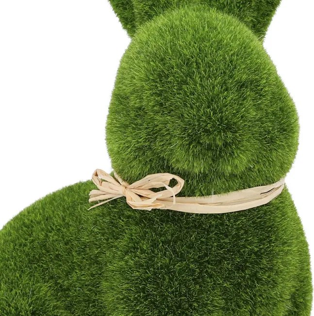 Dekoratívna figúrka POLY v tvare veľkonočného zajaca, zelená 965269